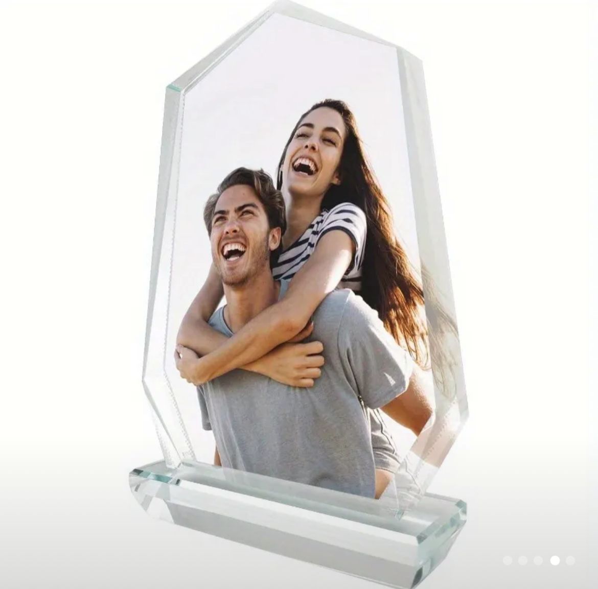 Customizable Crystal Photo Frame – DIY Sublimation Kit with Gift Box, Perfect for Gifts & Home Décor